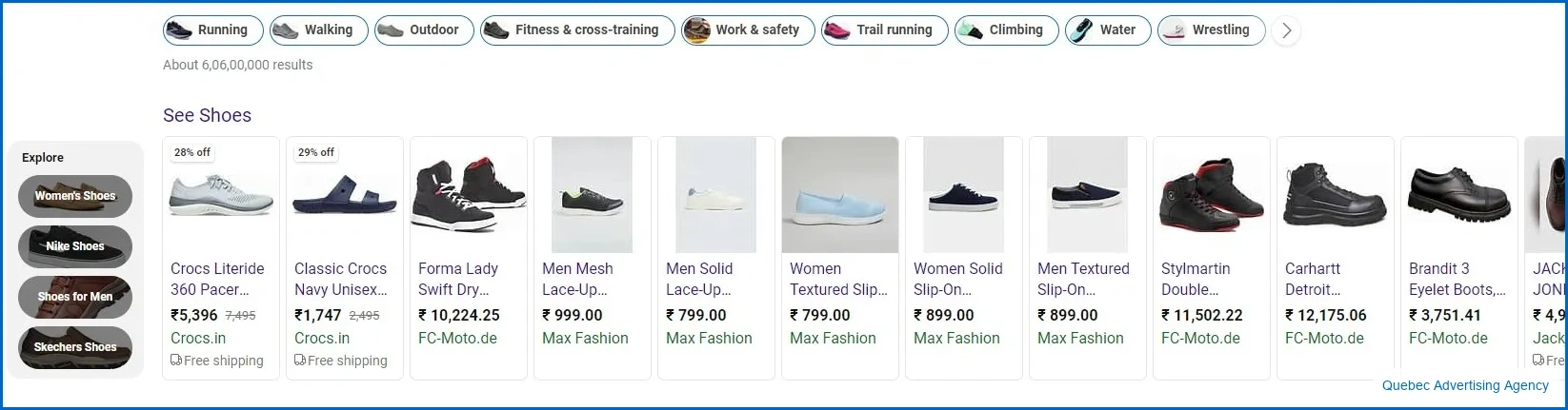 Bing Shopping Ads Example - Microsoft Advertising